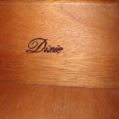 Wood Dixie brand cabinet / end table