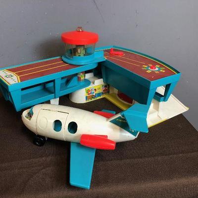 Lot #8 Vintage Fisher Price Airport