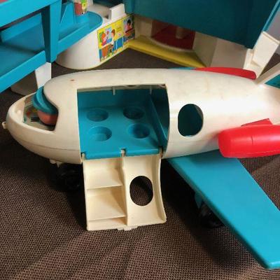 Lot #8 Vintage Fisher Price Airport