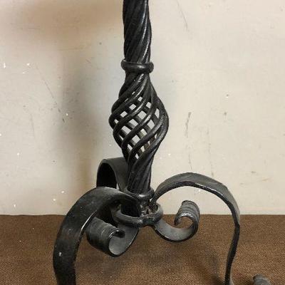 Lot #12 Wrought Iron Candle Holder 