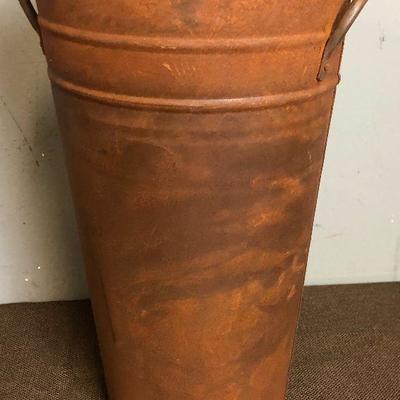 Lot #16 Rustic Flower Vase/Sap Can
