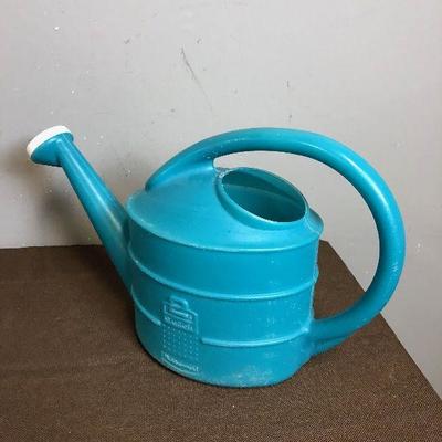 Lot #20 2 Gallon Plastic Turquoise Watering Can