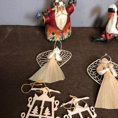 Lot #55 Group of Vintage Christmas Ornaments
