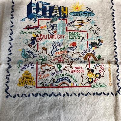 Lot #67 UTAH dish towel