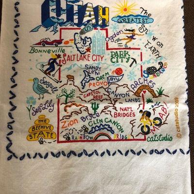 Lot #67 UTAH dish towel