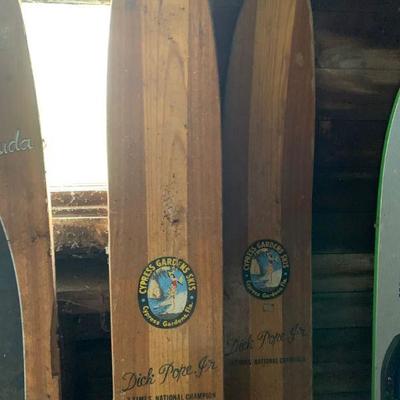 Dick Pope Jr Cypress Gardens wood skis