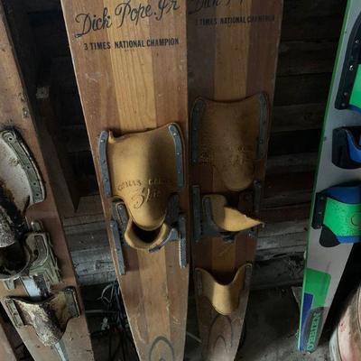 Dick Pope Jr Cypress Gardens wood skis