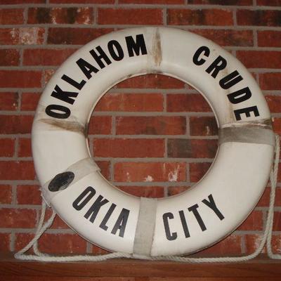 Vintage Boat or Ship Life Preserver by Jim Buoy