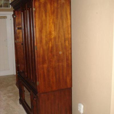 LARGE wood Armoire for electronics, tv, etc