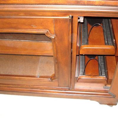 LARGE wood Armoire for electronics, tv, etc