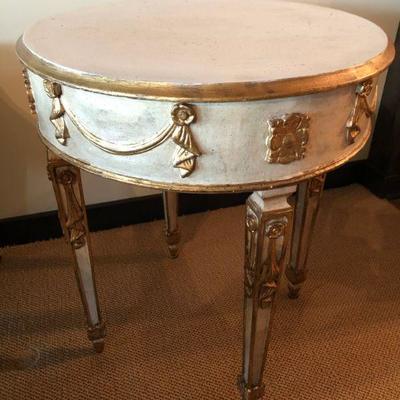 Ornate Round Side Table