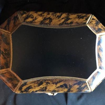 Octagonal Wood Box w/feet