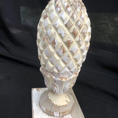 Carved Wood Finial