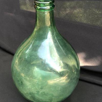 Green Glass Jug