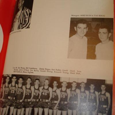 1952, 1953 Redskins college annuals and 1962 Star annual from Arkansas