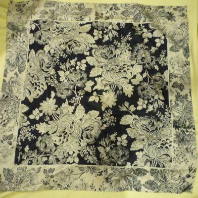 Vintage Signed Jim Thompson 100% Thai Silk Scarf