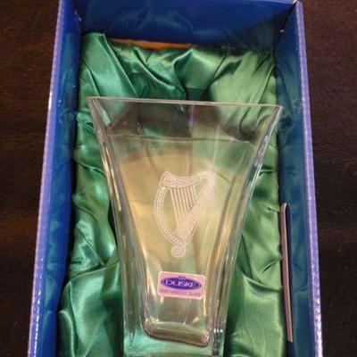Duiske New in Box - Irish Handcut Crystal Vase