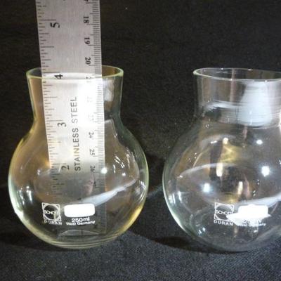 Two (2) 250ml Schott Duran Glass Beakers