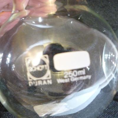 Two (2) 250ml Schott Duran Glass Beakers