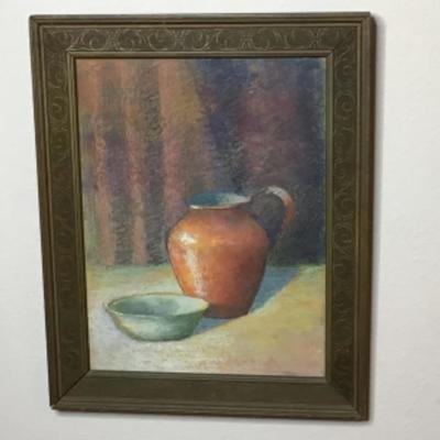 B2-110 Arts and crafts pastel painting