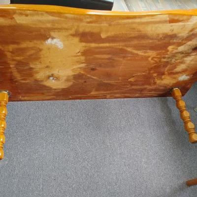 Vintage Slab Pine  Coffee Table