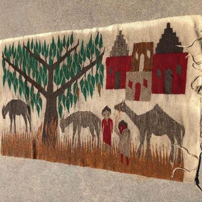 Horizontal Tree Rug \ Wall Hanging #2