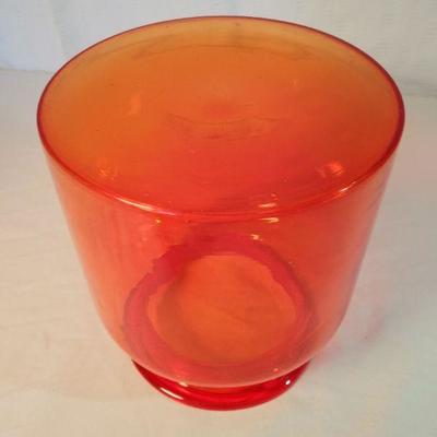 Amberina Apothecary Jar