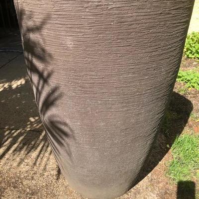Large Brown Plastic Planter
