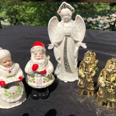 Lenox Angel Lenox Mr & Mrs Santa S&P Gold Santa S&P