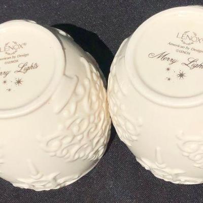Lenox â€œMerry Lightsâ€ Votives - PAIR