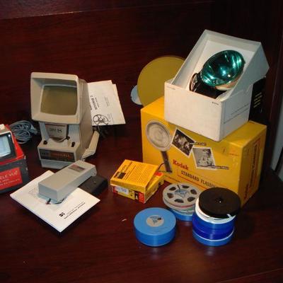Lot of vintage cameras, film and accessories