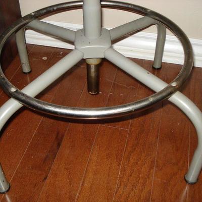 Vintage CRAMER Mid Century Swivel Chair Stool & 2 drawer file cabinet