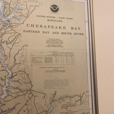 Lot # 26 Chesapeake Bay Eastern Bay and South river Map 