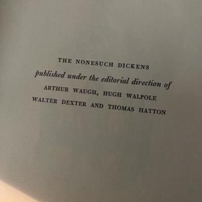 Lot #35 The Nonesuch Dickens Set of 12 Book Lot 