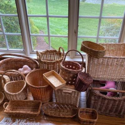 Lot #40 Lot of Misc. Baskets 