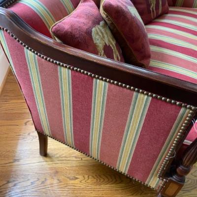 Lot # 53  Hickory Chair Co. Sheraton Love Seat 