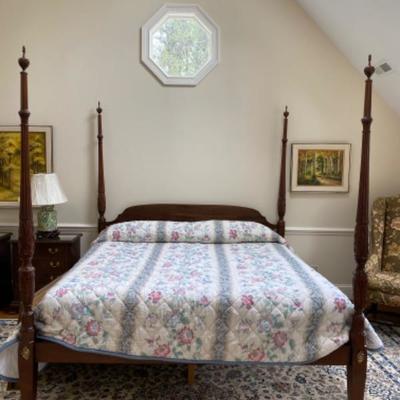 Lot # 79 Stickley King Size Rice Bed 