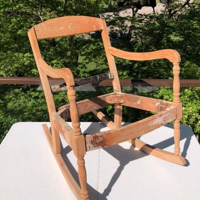 Antique Childâ€™s Rocker Project