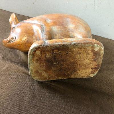 Lot #114 Ceramic or Clay Terracotta PIG 