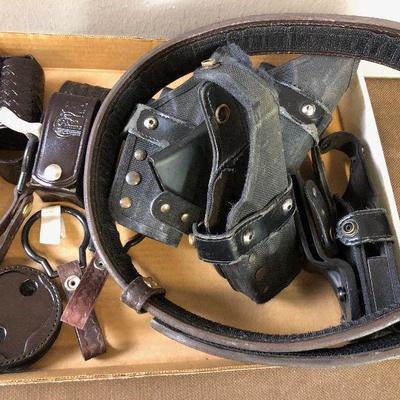 Lot #121 Mixed Lot of Police Gear