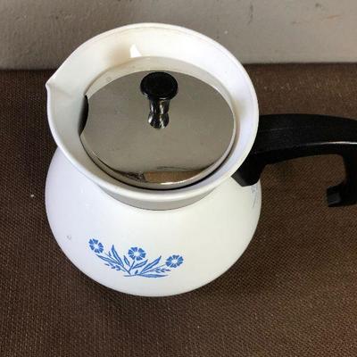 Lot #145 Corning Ware 6 cup coffee pot 