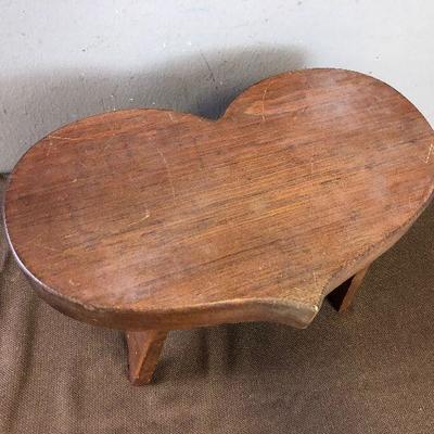 Lot #154 Heart Shaped stool