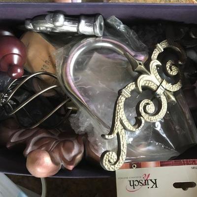 Lot #10 Miscellaneous Finials, and Rod Pockets