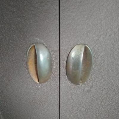 Two metal wardobes