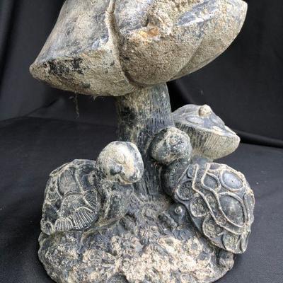 Cast Concrete Garden Mushroom 