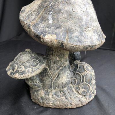 Cast Concrete Garden Mushroom 