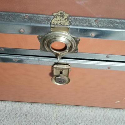 Vintage Union Lined Steamer Trunk