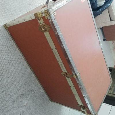 Vintage Union Lined Steamer Trunk