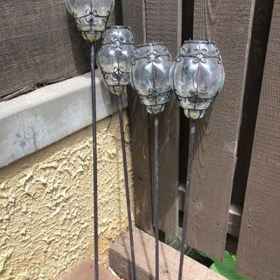 Set of 4 Garden Lanterns