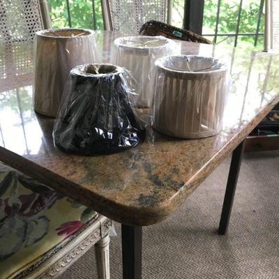 Lot #27 Chandelier shades,